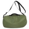 Canvas Checkered Crossbody Shoulder Bag