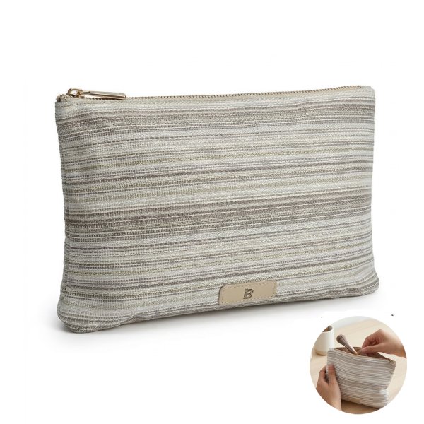 Portable Canvas Makeup Storage Pouch