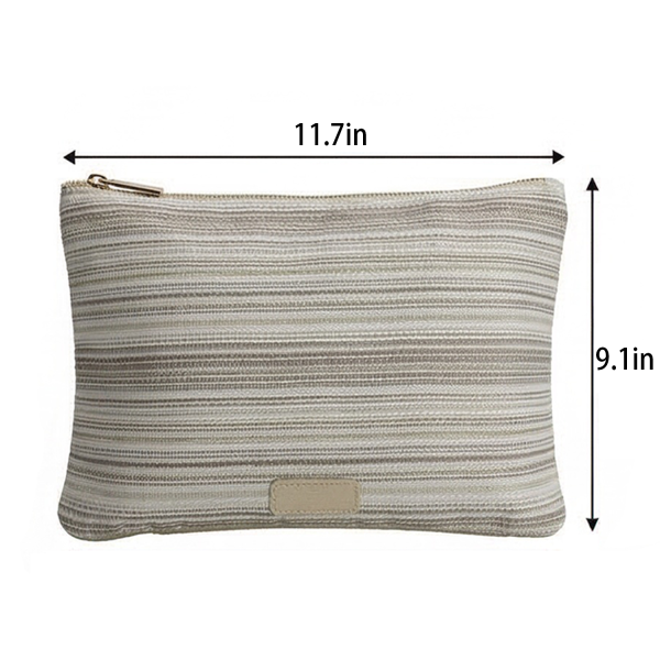 扁平化妆袋尺寸_1773714022598.png Portable Canvas Makeup Storage Pouch