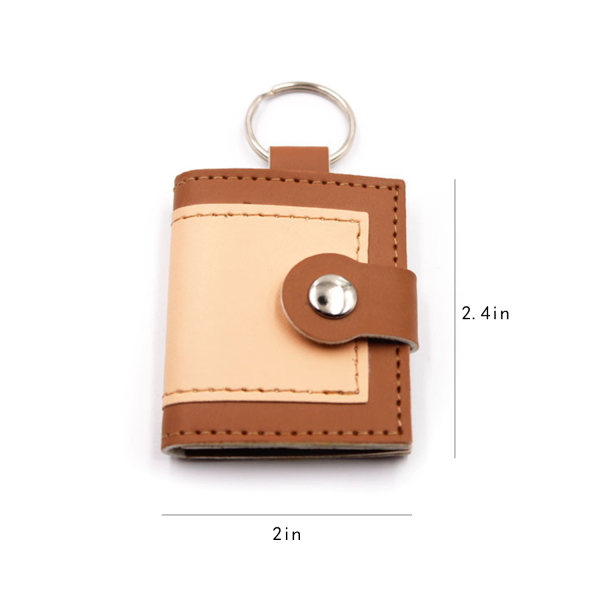 未标题-2.3_1776923492596.png PU Leather Wallet Photo Frame Keychain