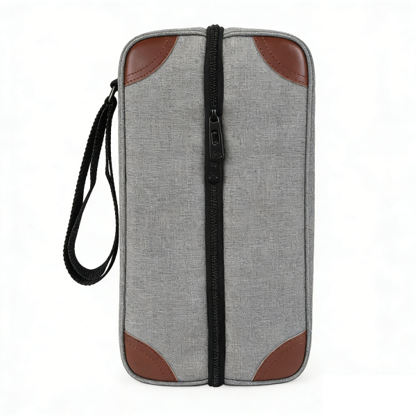 Portable Canvas Wine Travel Bag