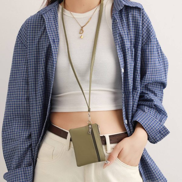 细节图3_1777543221499.jpg Women's PU Coin Purse Wallet with Detachable Lanyard Strap