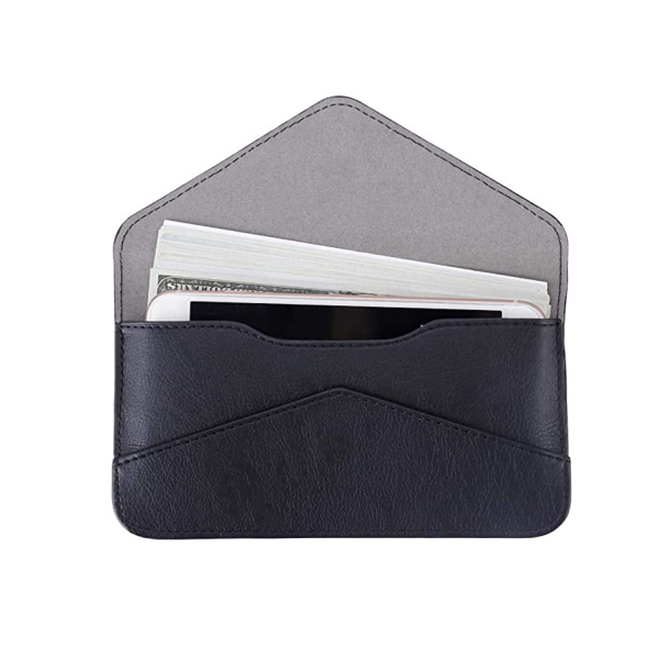 PU Leather ID Card Holder Envelope Wallet