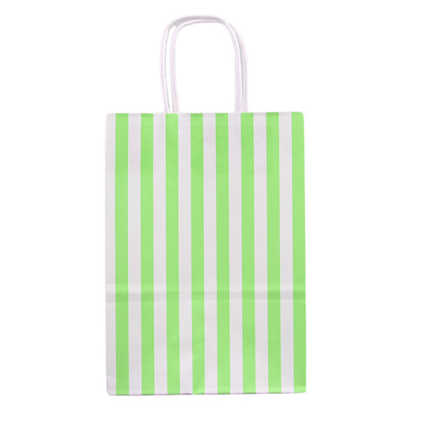Vertical Stripe Paper Gift Candy Bag