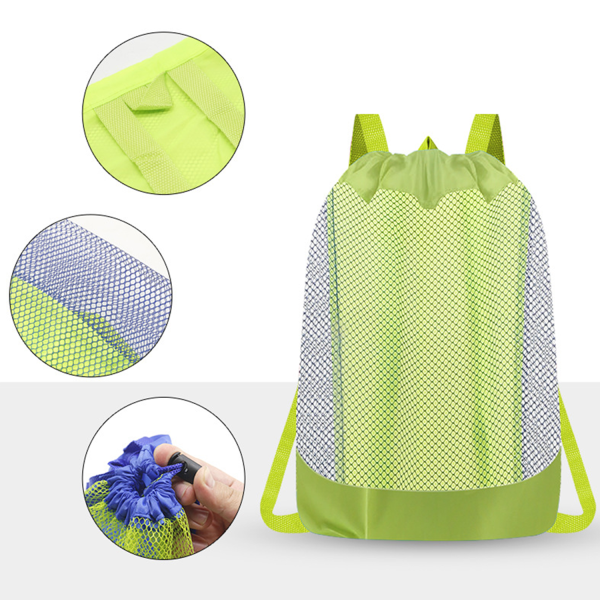 Kids' Polyester Mesh Beach Backpack