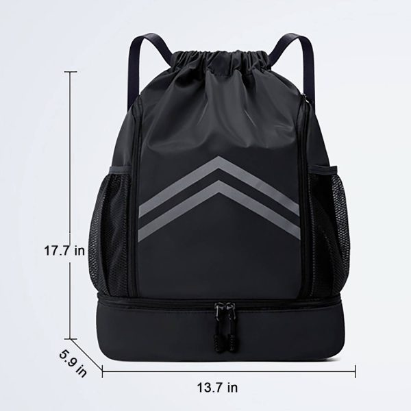 Nylon Waterproof Drawstring Backpack