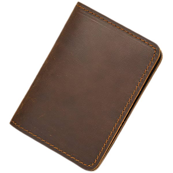 Genuine Leather Vintage Card Holder Wallet