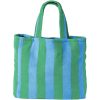 Striped Plush Beach Tote Bag