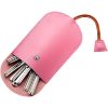 PU Leather Pull-Out Key Holder Case