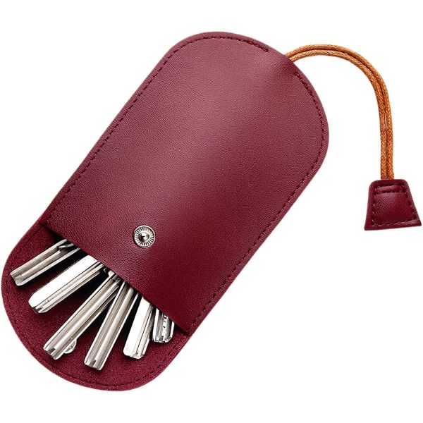 PU Leather Pull-Out Key Holder Case