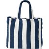 Striped Plush Beach Tote Bag