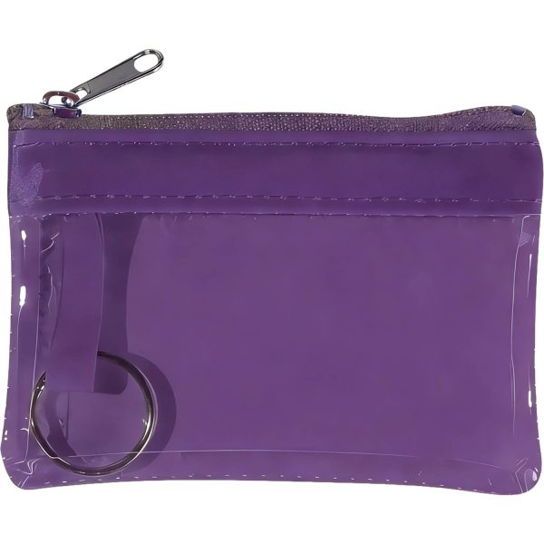 Custom PVC Coin Pouch w/ Keychain