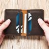 Genuine Leather Vintage Card Holder Wallet