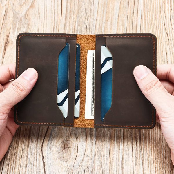 Genuine Leather Vintage Card Holder Wallet