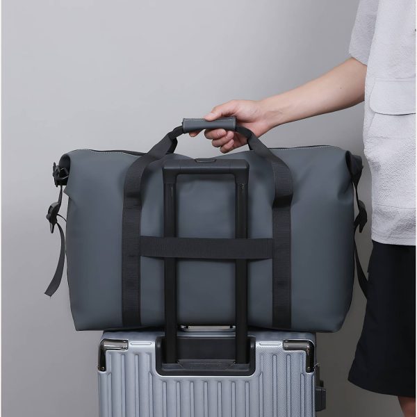Polyester Waterproof Travel Duffle Bag w/ Trolley Sleeve