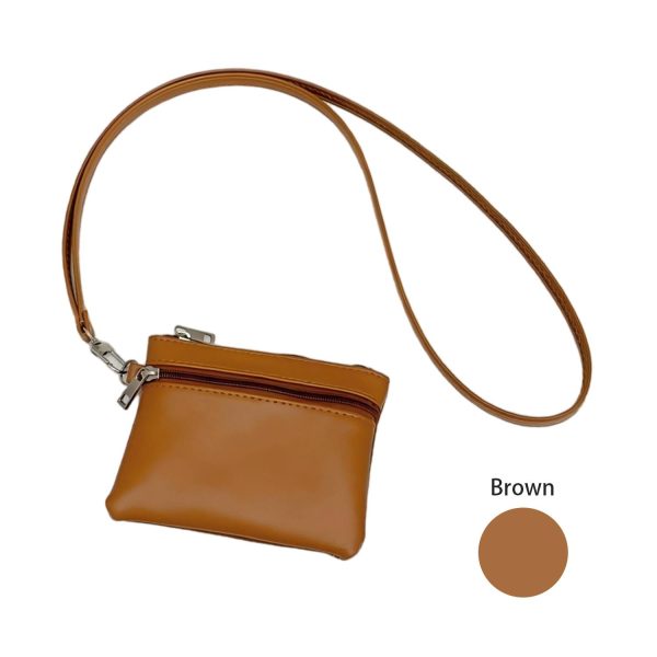 颜色图2_1777543195429.jpg Women's PU Coin Purse Wallet with Detachable Lanyard Strap