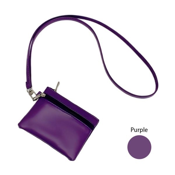 颜色图4_1777543187816.jpg Women's PU Coin Purse Wallet with Detachable Lanyard Strap