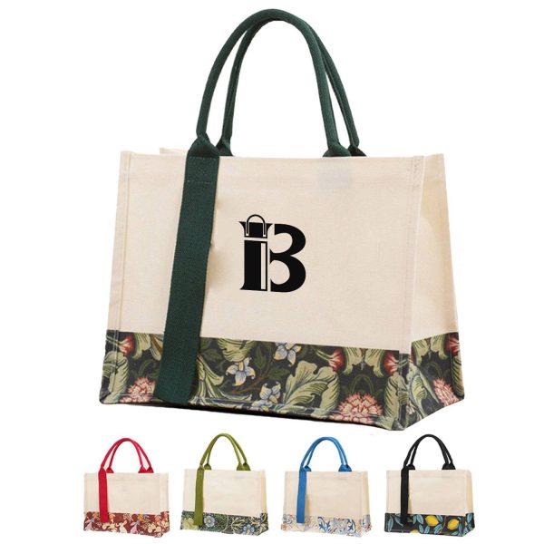 Custom Large Canvas Tote Bag with Handle