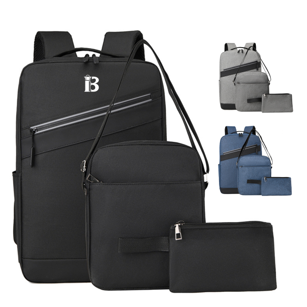1-1_1779598082929.png Oxford Travel Water-Resistant Laptop Backpack 3 Packing Set