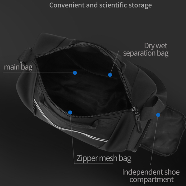 Sleek Waterproof Travel Carry On Duffel Bag