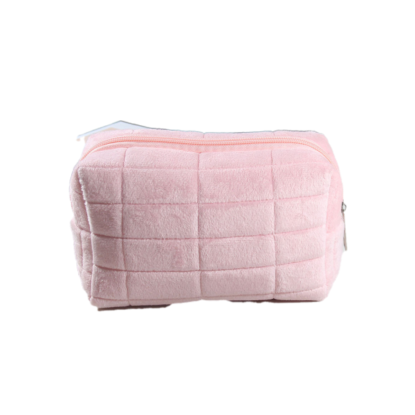 Fur Plush Storage Bag with Zipper