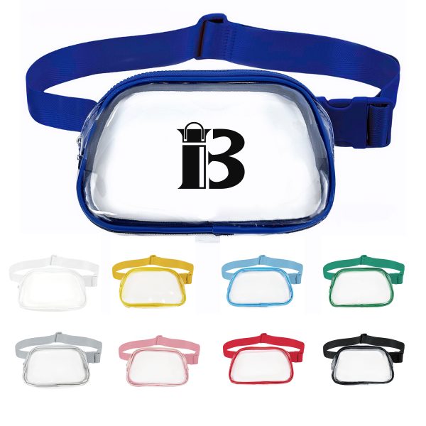Clear PVC Stadium Waist Crossbody Bag