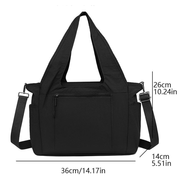 Oxford Water Resistant Tote Bag with Strap