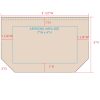 Classic 10Oz Brushed Finish Canvas Pouch 9 1/2"W X 6"H X 3"D