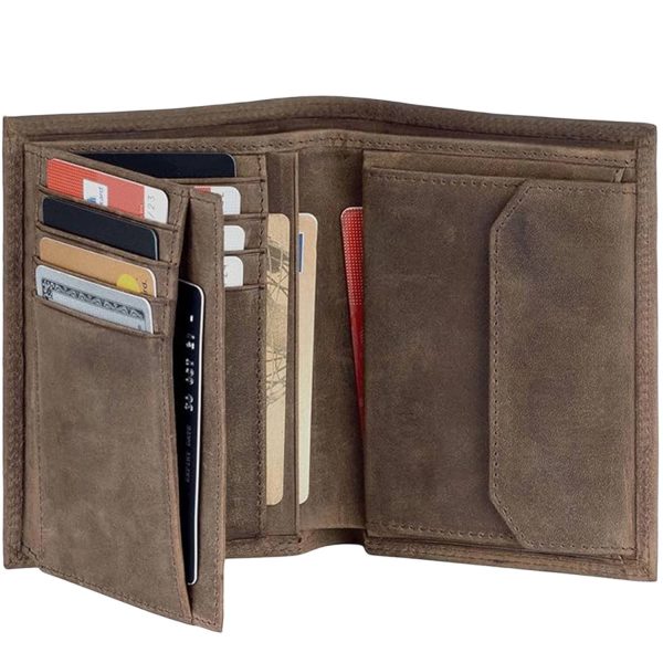 Genuine Leather RFID Blocking Card Wallet