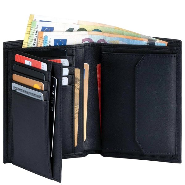 Genuine Leather RFID Blocking Card Wallet