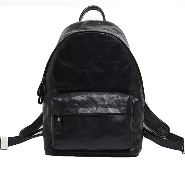 4_1779294842725.png Genuine Leather Computer Backpack with Polyester Lining