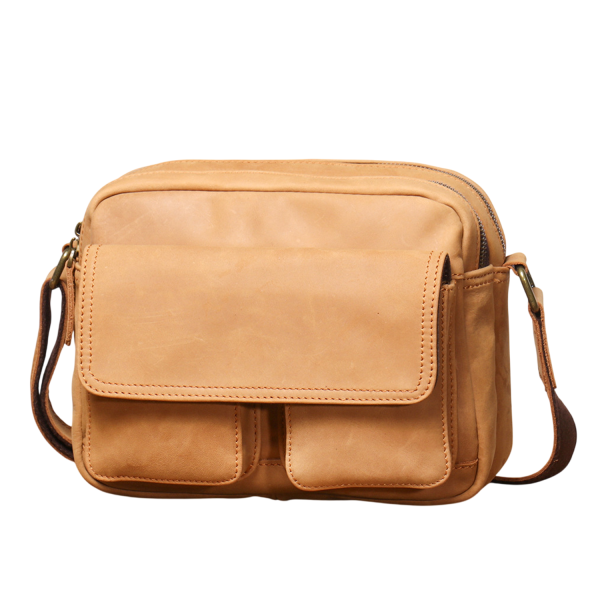 Genuine Leather Shoulder Messenger Bag
