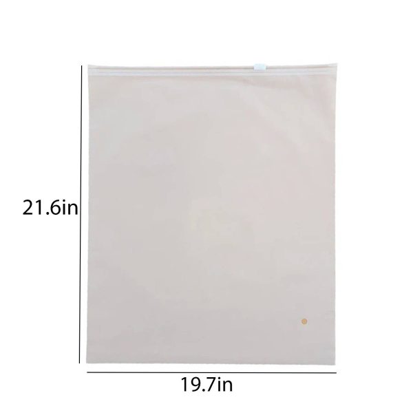 16 x 22 in Custom Frosted Zipper Bag