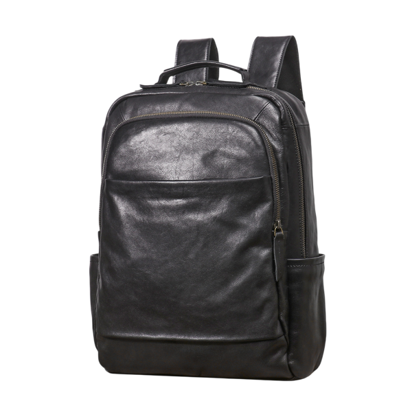5_1777277876627.png Large Capacity Genuine Leather Laptop Backpack