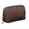 616数码包茶色_1782094679474.jpg PU Leather Tech Organizer Bag