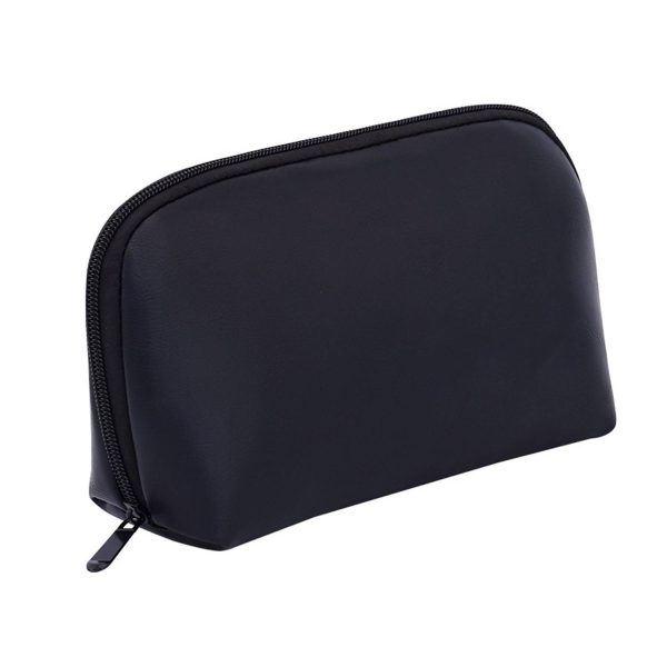 616数码包黑色_1781581782838.jpg PU Leather Tech Organizer Bag