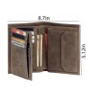 Genuine Leather RFID Blocking Card Wallet