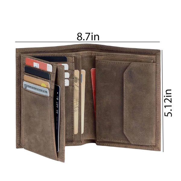 Genuine Leather RFID Blocking Card Wallet