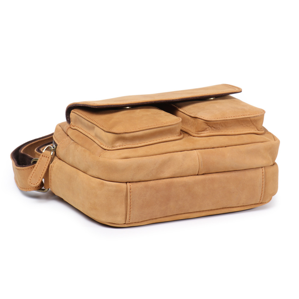 Genuine Leather Shoulder Messenger Bag