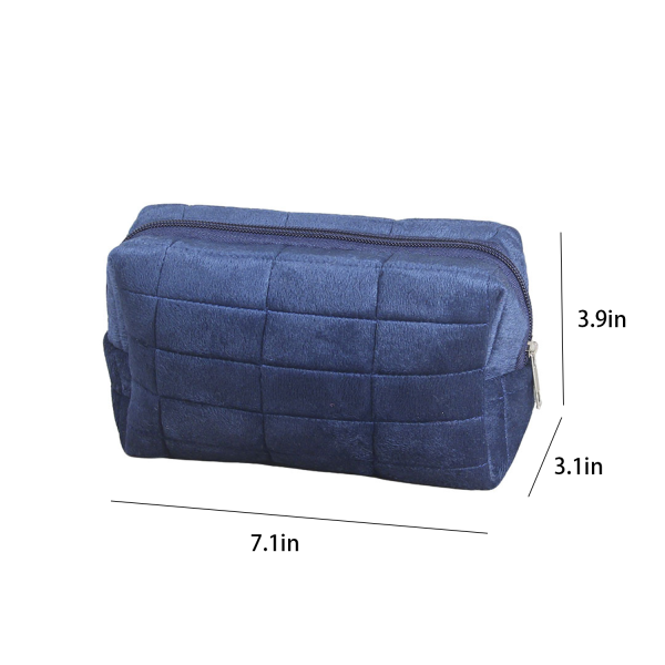 Fur Plush Storage Bag with Zipper