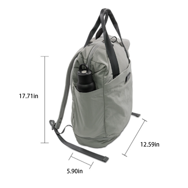 Recycled Backpack with Reflective Strip