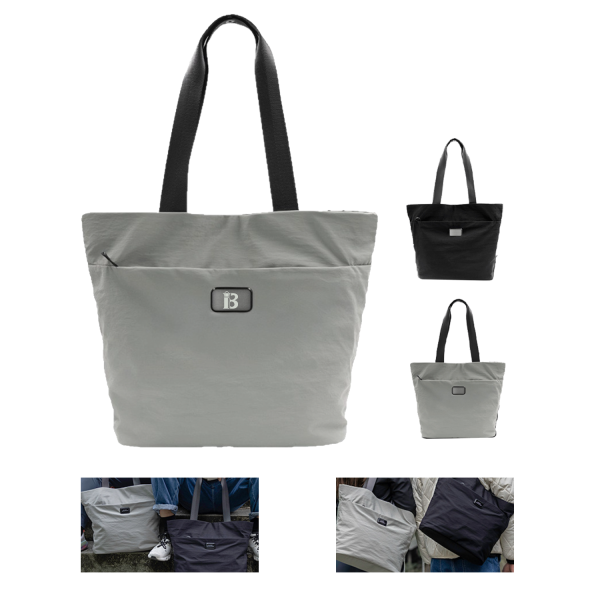 Recycled Nylon Large Capacity Tote Bag