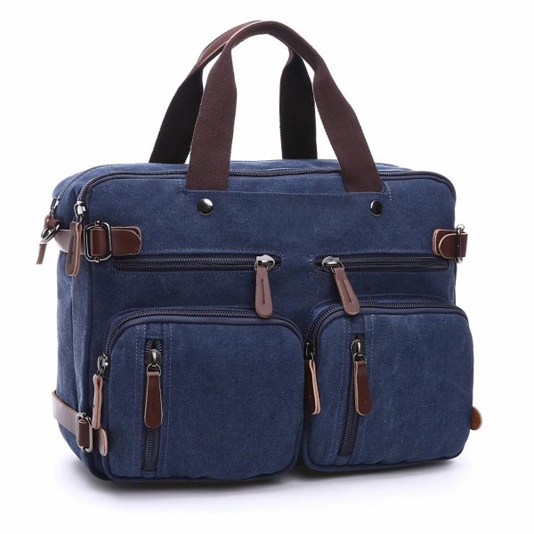 blue_1775992645610.jpg 17'' Canvas Laptop 3 in 1 Convertible Messenger Briefcase