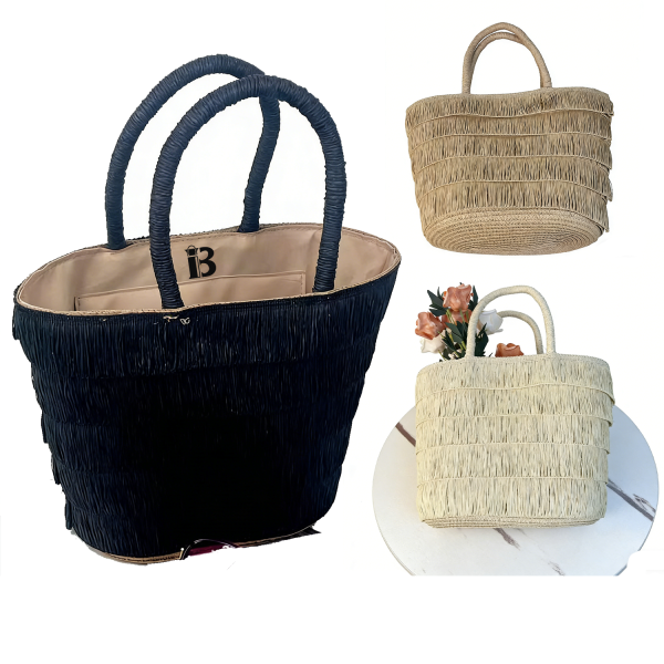 Handcrafted Mini Straw Tote Bag