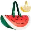 PU Leather Fruit Shape Insulated Lunch Bag