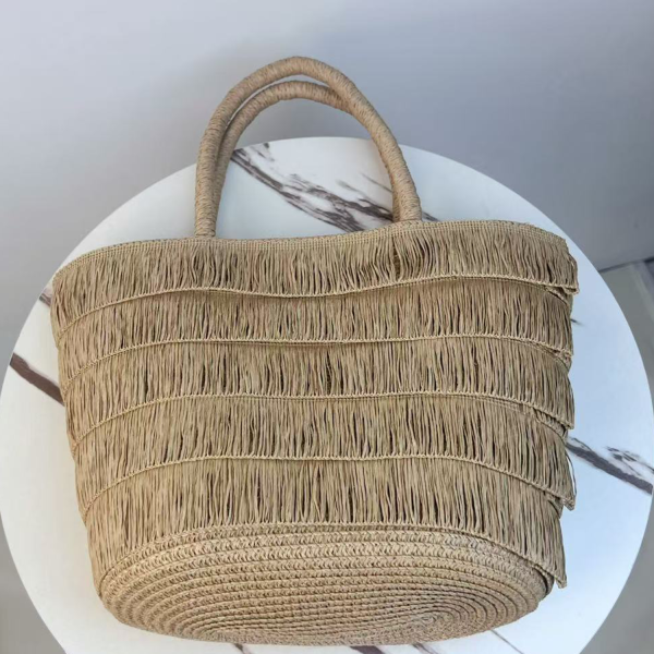 Handcrafted Mini Straw Tote Bag