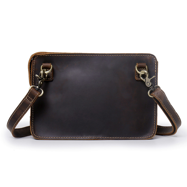 Genuine Leather Crossbody Shoulder Bag