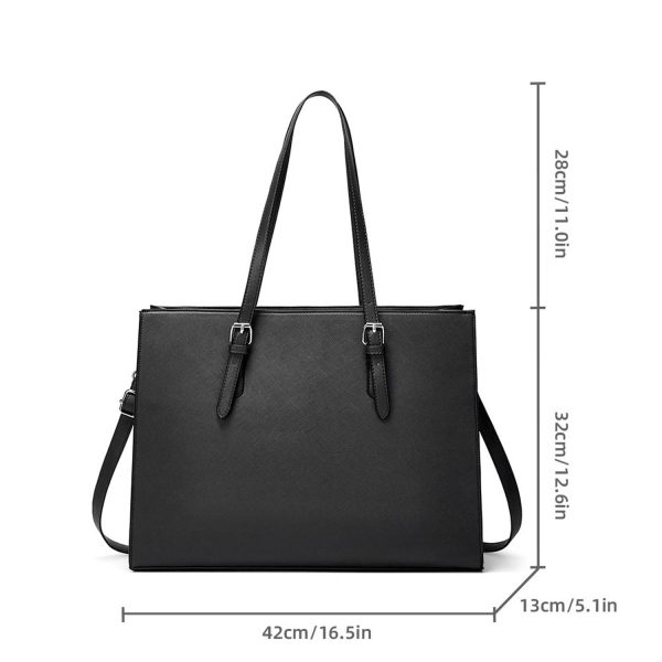 尺寸_1775810331209.jpg PU Leather Laptop Tote Shoulder Bag