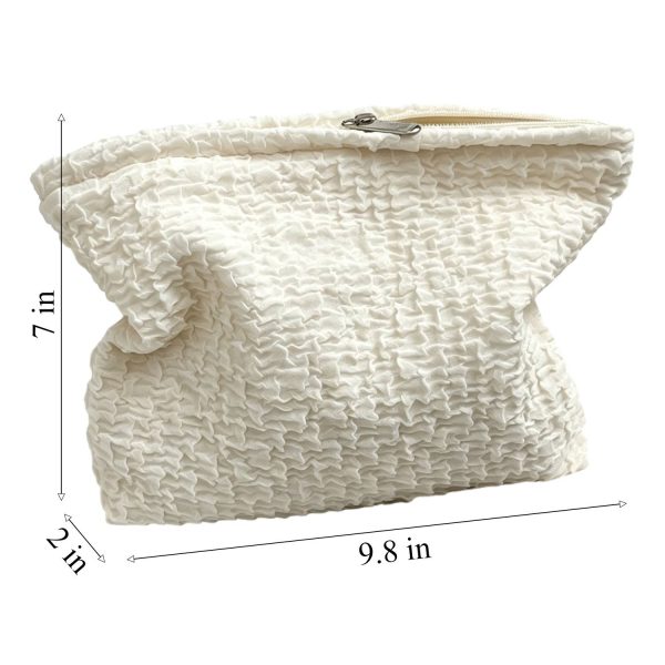 Women's Polyester Portable Zipper Cosmetic Bag