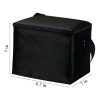 6L Solid Color Oxford Fabric Insulated Lunch Bag
